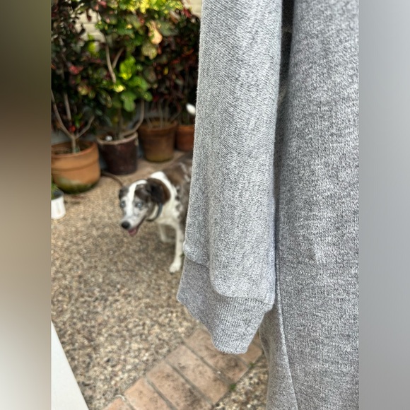 James Perse Standard Gray Sweatshirt Tunic Dress Size 4 (XL) - Picture 3 of 13